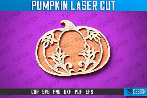 Pumpkin Laser Cut SVG Design SVG Fly Design 
