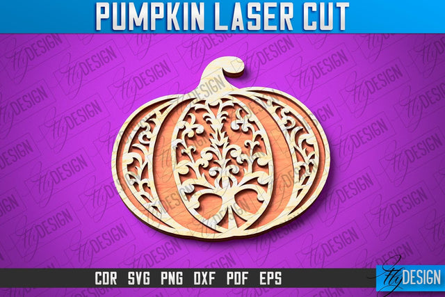 Pumpkin Laser Cut SVG Design SVG Fly Design 