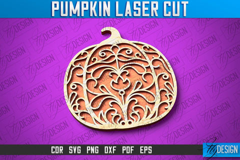 Pumpkin Laser Cut SVG Design SVG Fly Design 
