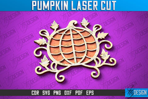 Pumpkin Laser Cut SVG Design SVG Fly Design 