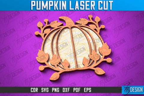 Pumpkin Laser Cut SVG Design SVG Fly Design 