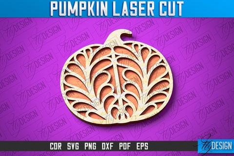 Pumpkin Laser Cut SVG Design SVG Fly Design 