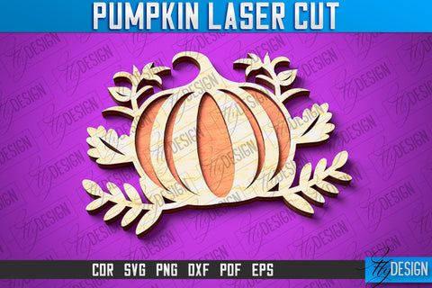 Pumpkin Laser Cut SVG Design SVG Fly Design 
