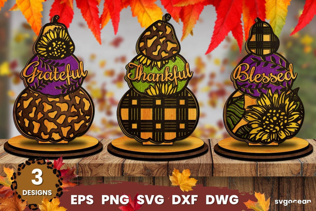 Pumpkin Laser Cut SVG | Fall | Glowforge SVG SvgOcean 