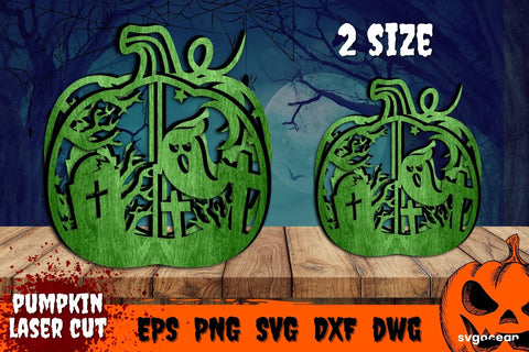 Pumpkin Layered | Svg Bundle | 3D Pumpkin SVG SvgOcean 