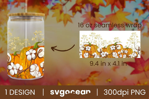 Pumpkin Libbey Glass | Beer Can | 16 Oz Libbey Glass SVG SvgOcean 