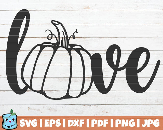 Pumpkin Love SVG MintyMarshmallows 