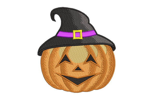 Pumpkin machine embroidery design, Halloween machine embroidery design, 3 sizes. Embroidery/Applique DESIGNS ArtEMByNatalia 