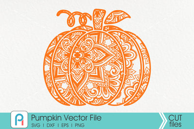 Pumpkin Mandala Svg, Pumpkin Svg, Mandala Svg, Pumpkin Dxf SVG Pinoyart Kreatib 