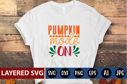 Pumpkin mode on svg cute file SVG Blessedprint 