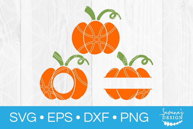 Pumpkin Monogram Bundle SVG SavanasDesign 