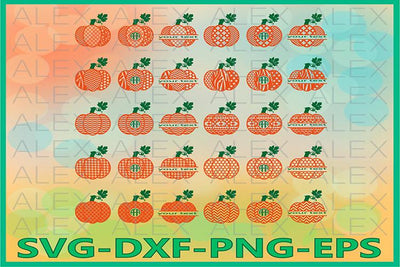 Pumpkin Monogram Svg, Halloween SVG AlexSVGStudio 