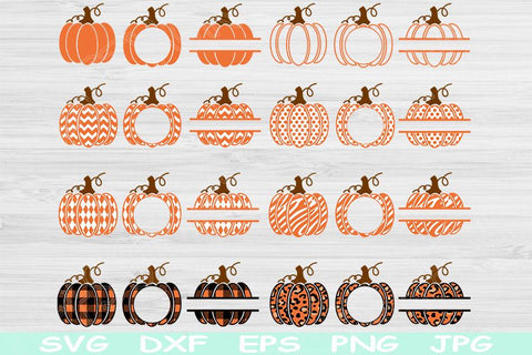 Pumpkin Monogram Svg, Polka Dot Pumpkin Svg Files For Cricut, Fall Svg Cut File Silhouette, Glowforge, Halloween Pumpkin Svg Dxf Vector Png. SVG TiffsCraftyCreations 