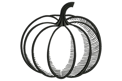 Pumpkin Outline Halloween Embroidery Design Embroidery/Applique DESIGNS NextEmbroidery 