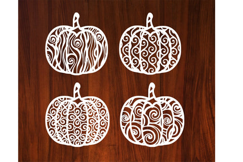 Pumpkin Paper cut SVG Johan Ru designs 