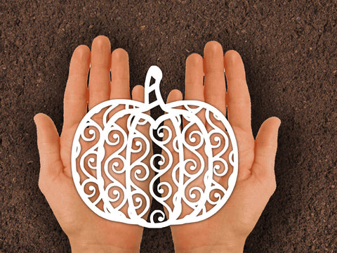 Pumpkin Paper cut SVG Johan Ru designs 