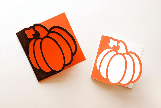 Pumpkin Papercut Card SVG SVG Risa Rocks It 