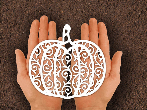 Pumpkin Papercut Fall Thanksgiving SVG Johan Ru designs 