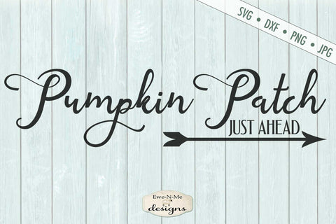 Pumpkin Patch Arrow SVG - Fall Autumn SVG SVG Ewe-N-Me Designs 