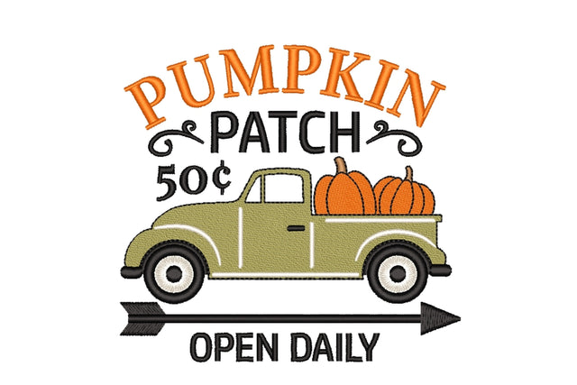 Pumpkin Patch Embroidery Design Embroidery/Applique DESIGNS Nino Nadaraia 