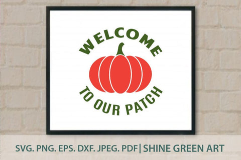 Pumpkin Patch - Fall SVG, PNG SVG Shine Green Art 