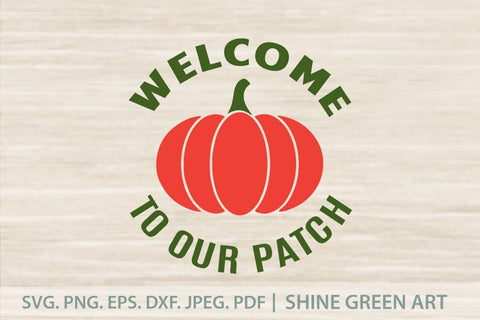 Pumpkin Patch - Fall SVG, PNG SVG Shine Green Art 