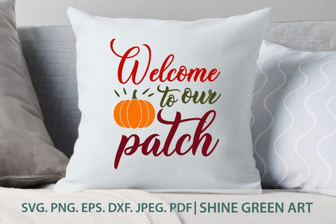 Pumpkin Patch - Fall SVG SVG Shine Green Art 