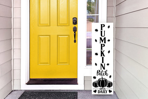 Pumpkin Patch, Fall Vertical Sign SVG SVG CraftLabSVG 