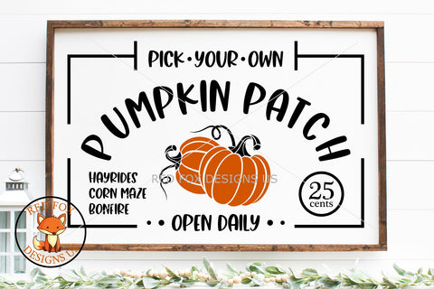 Pumpkin Patch SVG, PNG, DXF SVG RedFoxDesignsUS 