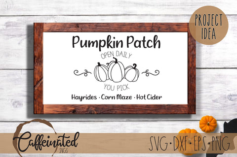 Pumpkin Patch SVG SVG Caffeinated SVGs 