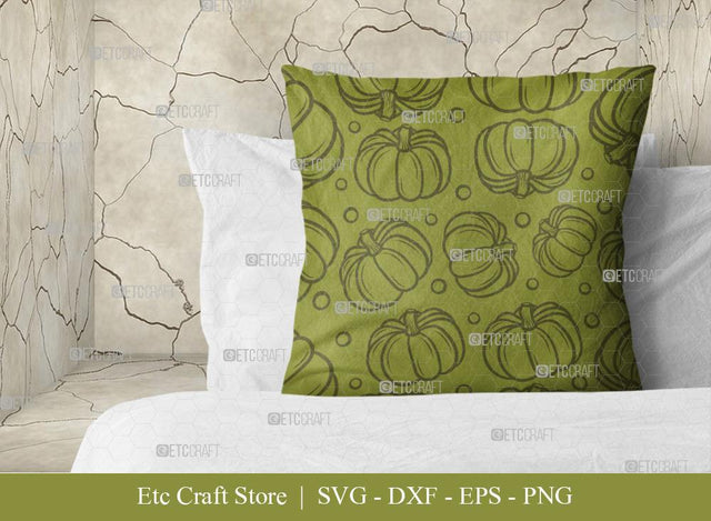 Pumpkin Pattern SVG Cut File | Fall Pattern | Seamless Pattern | Pattern Background | Holiday Svg | Thanksgiving Svg | Pattern Design SVG ETC Craft 