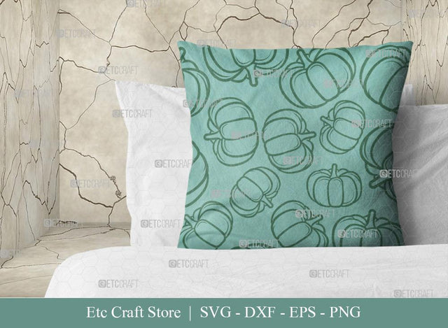 Pumpkin Pattern SVG Cut File | Fall Pattern | Seamless Pattern | Pattern Background | Holiday Svg | Thanksgiving Svg | Pattern Design SVG ETC Craft 