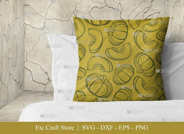 Pumpkin Pattern SVG Cut File | Fall Pattern | Seamless Pattern | Pattern Background | Holiday Svg | Thanksgiving Svg | Pattern Design SVG ETC Craft 