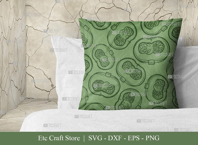 Pumpkin Pattern SVG Cut File | Fall Pattern | Seamless Pattern | Pattern Background | Holiday Svg | Thanksgiving Svg | Pattern Design SVG ETC Craft 