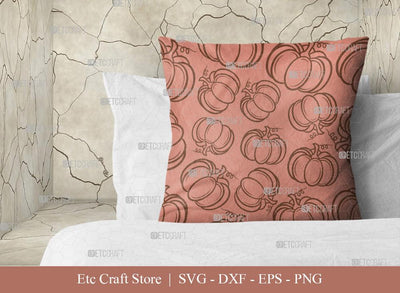 Pumpkin Pattern SVG Cut File | Fall Pattern | Seamless Pattern | Pattern Background | Holiday Svg | Thanksgiving Svg | Pattern Design SVG ETC Craft 