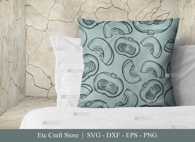 Pumpkin Pattern SVG Cut File | Fall Pattern | Seamless Pattern | Pattern Background | Holiday Svg | Thanksgiving Svg | Pattern Design SVG ETC Craft 