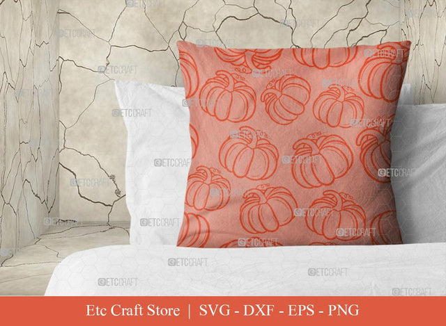 Pumpkin Pattern SVG Cut File | Fall Pattern | Seamless Pattern | Pattern Background | Holiday Svg | Thanksgiving Svg | Pattern Design SVG ETC Craft 