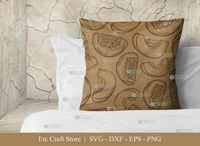 Pumpkin Pattern SVG Cut File | Fall Pattern | Seamless Pattern | Pattern Background | Holiday Svg | Thanksgiving Svg | Pattern Design SVG ETC Craft 