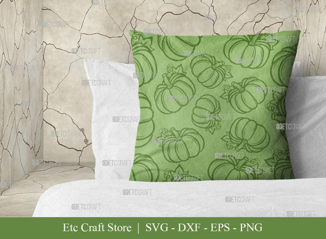 Pumpkin Pattern SVG Cut File | Fall Pattern | Seamless Pattern | Pattern Background | Holiday Svg | Thanksgiving Svg | Pattern Design SVG ETC Craft 