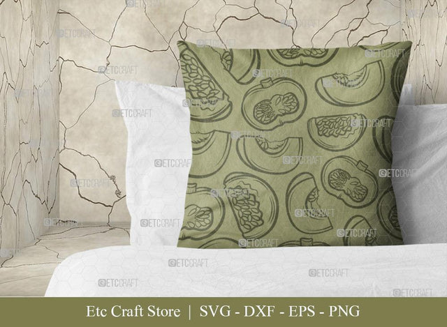 Pumpkin Pattern SVG Cut File | Fall Pattern | Seamless Pattern | Pattern Background | Holiday Svg | Thanksgiving Svg | Pattern Design SVG ETC Craft 