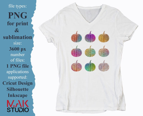 Pumpkin png, Pumpkin png file, Pumpkin printing, Fall sublimation, Pumpkin design Sublimation MAKStudion 