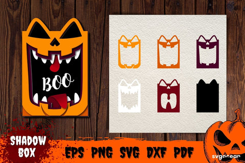 Pumpkin Pop Up Card Template | Pop-up | Cut Files SVG SvgOcean 