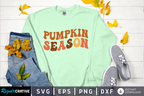 Pumpkin season SVG Design SVG Regulrcrative 