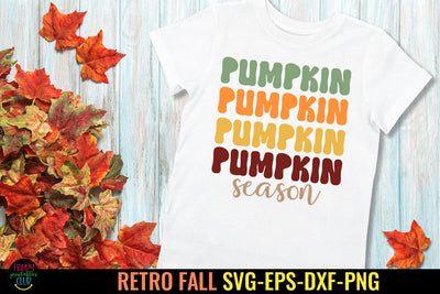 Pumpkin Season SVG I Retro Fall SVG I Autumn SVG I Groovy SVG Happy Printables Club 