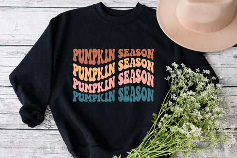 Pumpkin season svg wavy style svg, EPS PNG Cricut Instant Download SVG Fauz 