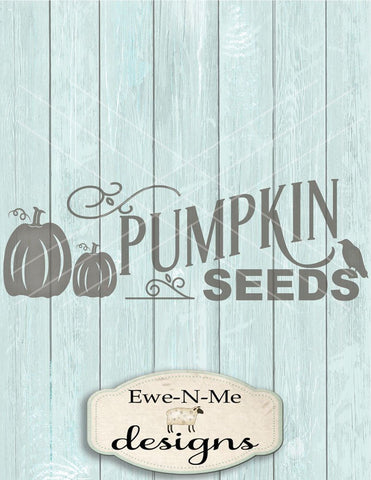 Pumpkin Seeds - Cutting File SVG Ewe-N-Me Designs 