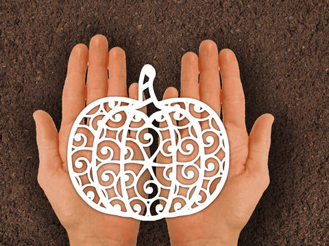 Pumpkin Set Paper cut SVG Johan Ru designs 