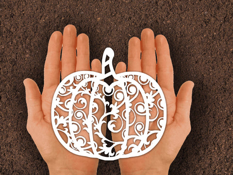 Pumpkin Set Paper cut SVG Johan Ru designs 