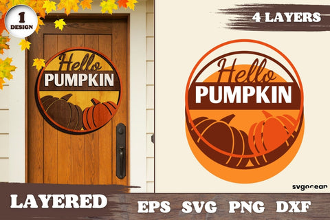 Pumpkin Sign Svg | Svg Bundle | Door Hangers SVG SvgOcean 