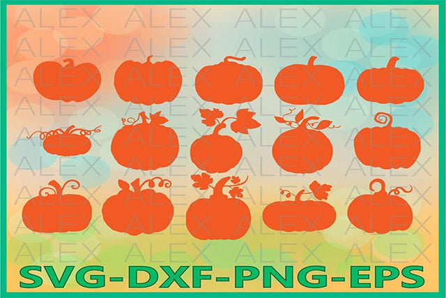 Pumpkin Silhouette Svg, Halloween SVG AlexSVGStudio 
